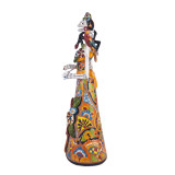 Frida Lisa - tradycyjna figura z Meksyku z motywem Talavera