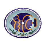 Pesca - umywalka owalna z Meksyku