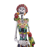 Frida Guacamayo - tradycyjna figura z Meksyku z motywem Talavera