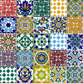 Pazzo - Carreaux patchwork marocain 10x10 cm, 50 carreaux par boîte (0,5m2)
