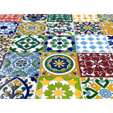 Pazzo - Carreaux patchwork marocain 10x10 cm, 50 carreaux par boîte (0,5m2)