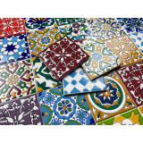 Pazzo - Carreaux patchwork marocain 10x10 cm, 50 carreaux par boîte (0,5m2)