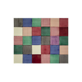 Ciruela - patchwork z płytek jednokolorowych - 90 szt. 1 m2