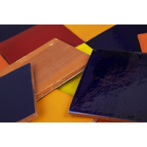 Intenso - patchwork z płytek jednokolorowych - 90 szt, 1 m2