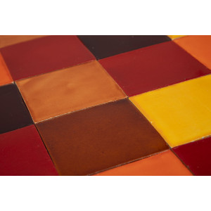 Caramelo - patchwork z płytek jednokolorowych 
