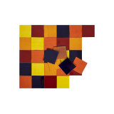 Intenso - patchwork z płytek jednokolorowych - 90 szt, 1 m2