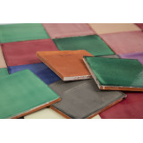 Ciruela - patchwork z płytek jednokolorowych - 90 szt. 1 m2