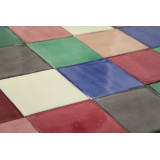 Ciruela - patchwork z płytek jednokolorowych - 90 szt. 1 m2