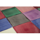 Ciruela - patchwork z płytek jednokolorowych - 90 szt. 1 m2