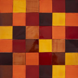 Caramelo - patchwork z płytek jednokolorowych 