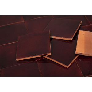 Vino cherry - Talavera carreaux unicolores - 90 pcs.