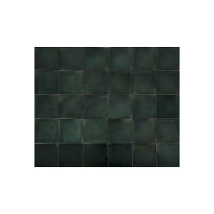 Verde Brillante vert bouteille - carreaux monochromes Talavera