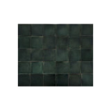 Verde Brillante vert bouteille - carreaux monochromes Talavera