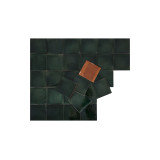 Verde Brillante vert bouteille - carreaux monochromes Talavera