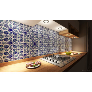 Aysu - ceramiczne płytki iznik 20x20cm, opakowanie 12 sztuk (0,48m2)