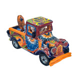 Carcacha Mini - ceramiczna figurka samochodu