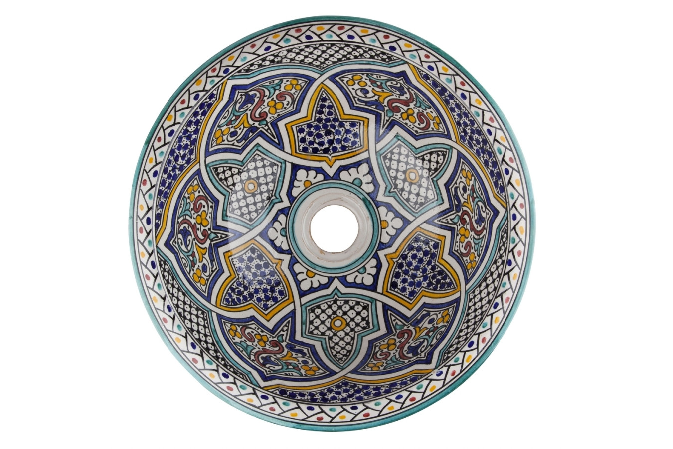 Mikhat - Umywalka ceramiczna z Maroka