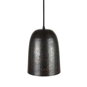 Aliso Dark Brown - podłużna lampa miedziana z meksyku