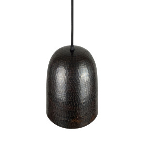 Aliso Dark Brown - podłużna lampa miedziana z meksyku