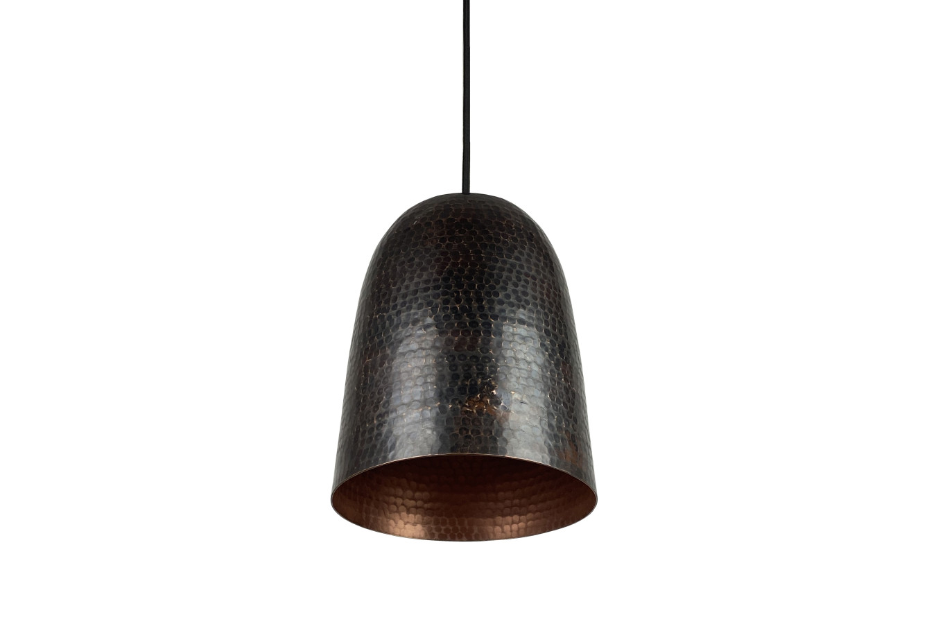 Aliso Dark Brown - podłużna lampa miedziana z meksyku