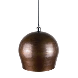 Cebolla - lampa z Meksyku patynowana - czysta miedź