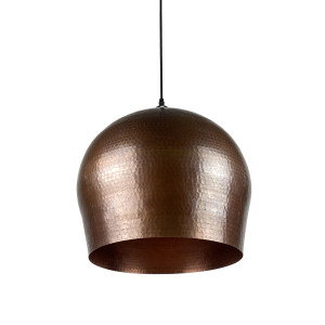 Cebolla - lampa z Meksyku patynowana - czysta miedź