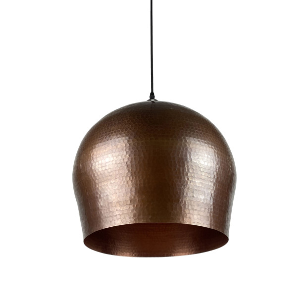 Cebolla - lampa z Meksyku patynowana - czysta miedź