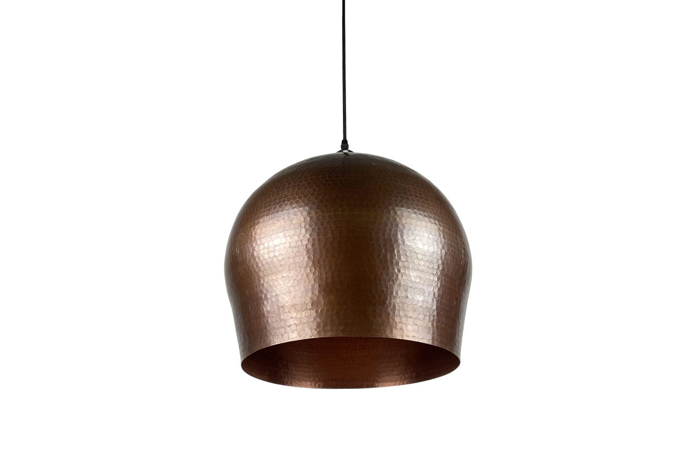 Cebolla - lampa z Meksyku patynowana - czysta miedź