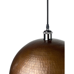 Cebolla - lampa z Meksyku patynowana - czysta miedź