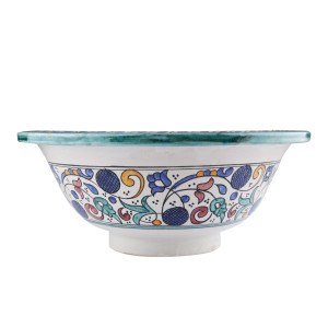 Hafi - ceramiczna umywalka  z Maroka