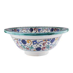 Hafi - ceramiczna umywalka  z Maroka