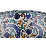 Hafi - ceramiczna umywalka  z Maroka