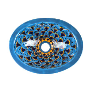 Aqua Azul Mini - owalna umywalka wpuszczana