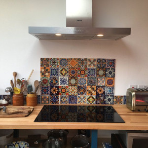 Colorido  - wielobarwny meksykański patchwork - 30 sztuk