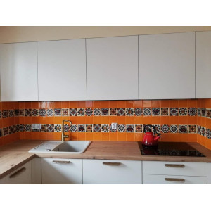 Sergio - patchwork z płytek ceramicznych - 30 sztuk