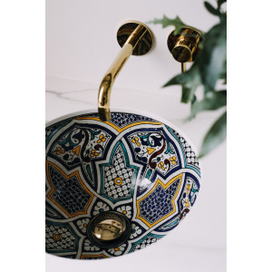 Mikhat - Umywalka ceramiczna z Maroka
