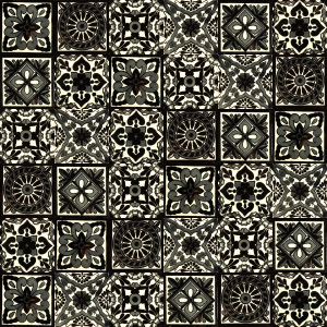 Ferran - patchwork z płytek ceramicznych - 30 sztuk
