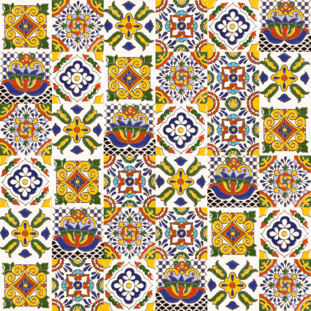 Sergio - patchwork z płytek ceramicznych - 30 sztuk