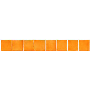 Mostaza Deslavado orange - carreaux unis