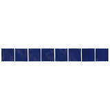 Azul Medio bleu marine - carreaux mexicains monochromes bleu ciel
