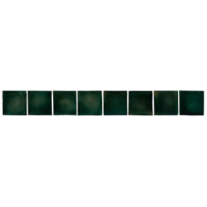 Verde Brillante vert bouteille - carreaux monochromes Talavera