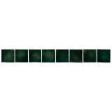 Verde Brillante vert bouteille - carreaux monochromes Talavera