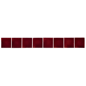 Vino cherry - Talavera carreaux unicolores - 90 pcs.