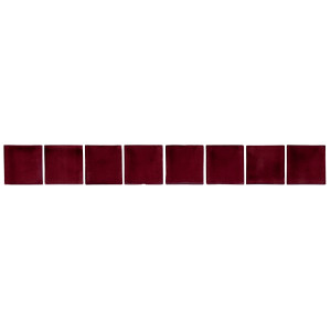Vino Deslavado rouge - Talavera carreau rouge monochrome