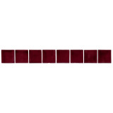 Vino Deslavado rouge - Talavera carreau rouge monochrome