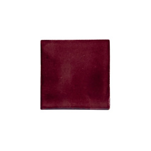 Vino Deslavado rouge - Talavera carreau rouge monochrome