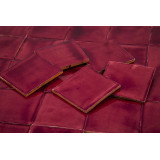 Vino Deslavado rouge - Talavera carreau rouge monochrome
