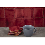 Vino Deslavado rouge - Talavera carreau rouge monochrome