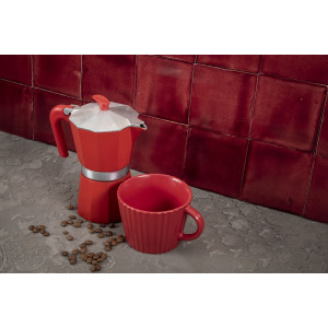 Vino Deslavado rouge - Talavera carreau rouge monochrome