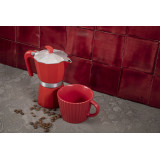 Vino Deslavado rouge - Talavera carreau rouge monochrome